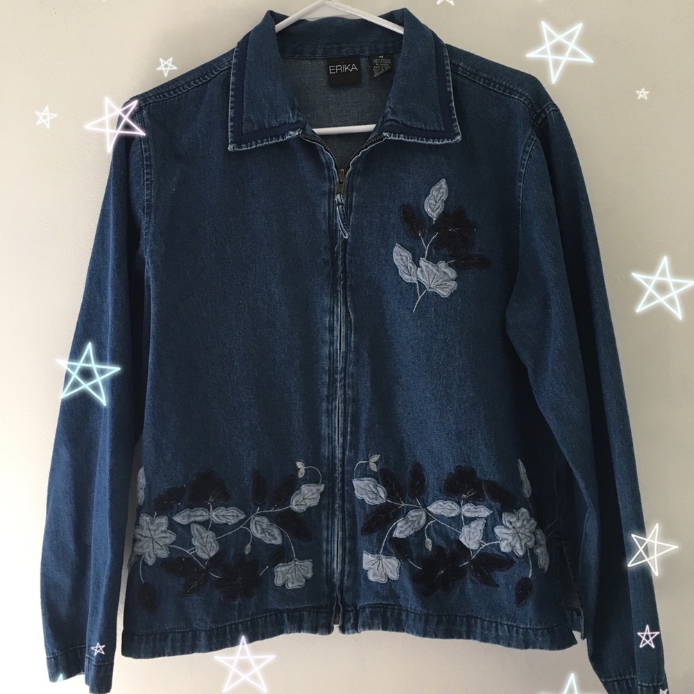 ERIKA Embroidered Jean Jacket